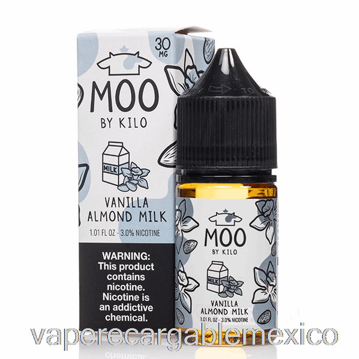 Vape Recargable Leche De Almendras Vainilla - Sales Moo - 30ml 50mg